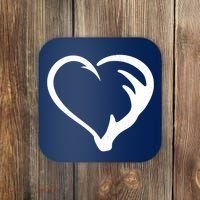 Hunting Fishing Antler Heart Hunter Coaster thumb 0