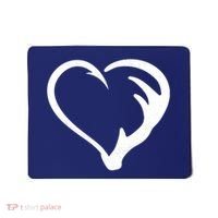 Hunting Fishing Antler Heart Hunter Mousepad thumb 0