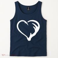 Hunting Fishing Antler Heart Hunter Tank Top thumb 2