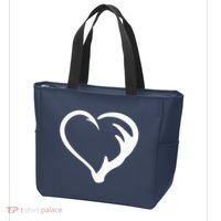 Hunting Fishing Antler Heart Hunter Tote Bag thumb 3