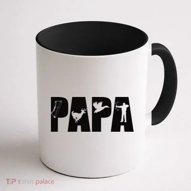 Hunting Papa Coffee Mug back