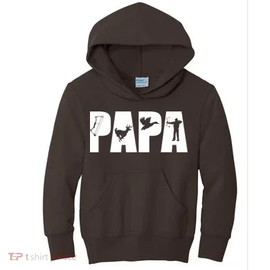 Hunting Papa Kids Hoodie