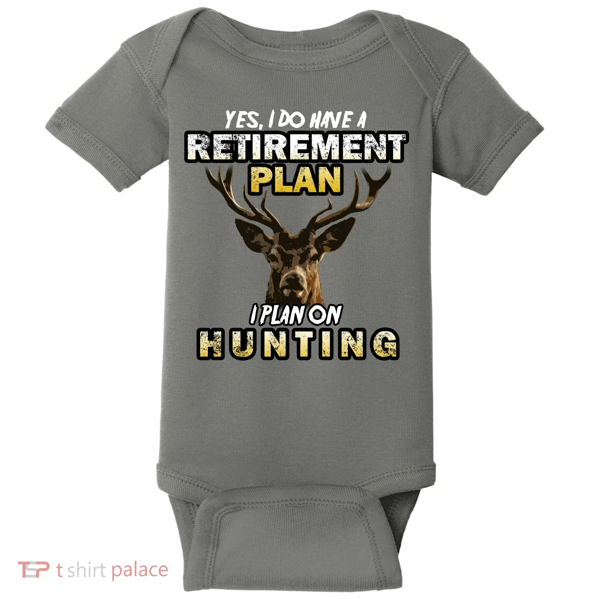 Hunting Retirement Plan  Baby Bodysuit