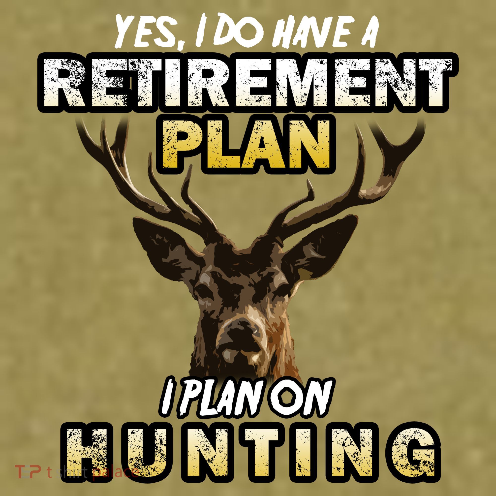 Hunting Retirement Plan  Garment-Dyed Women's Muscle Tee