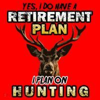 Hunting Retirement Plan  Santa Hat thumb 1