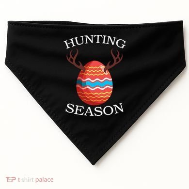 Hunting Season Deer Easter Egg USA-Made Doggie Bandana