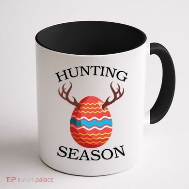 Hunting Season Deer Easter Egg Coffee Mug back