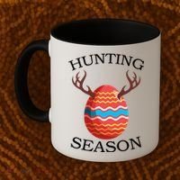 Hunting Season Deer Easter Egg Coffee Mug thumb 2