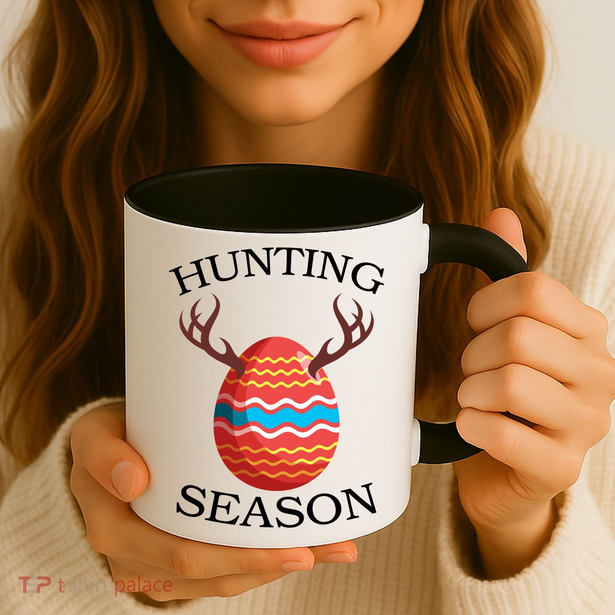 Hunting Season Deer Easter Egg Coffee Mug