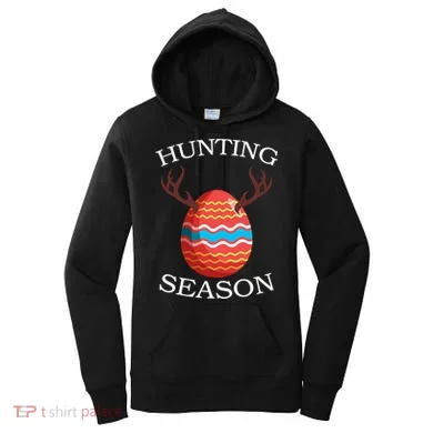 Hunting Season Deer Easter Egg Women's Hoodie