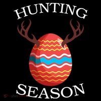 Hunting Season Deer Easter Egg Ornament thumb 1