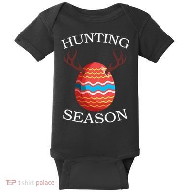Hunting Season Deer Easter Egg Baby Bodysuit