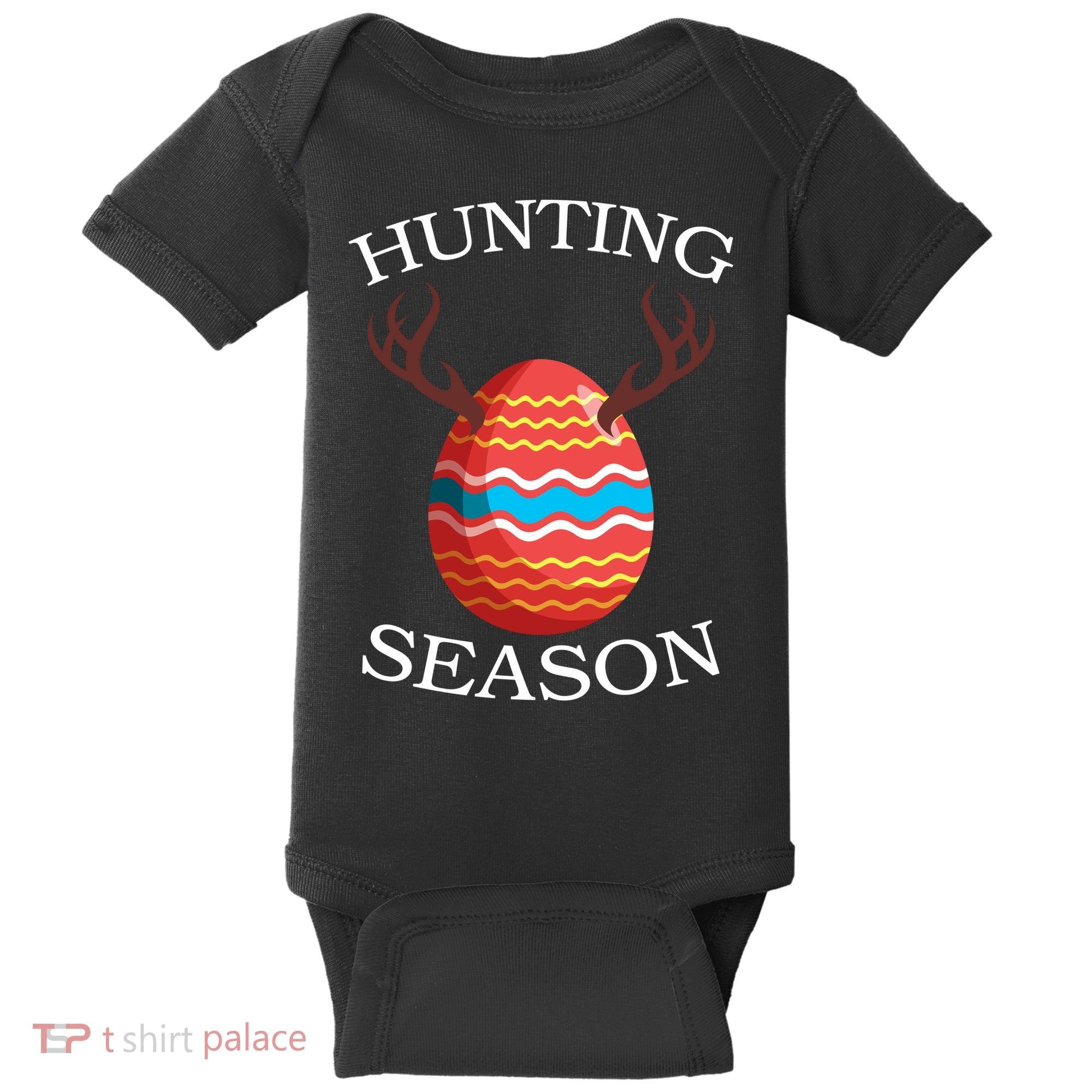 Hunting Season Deer Easter Egg Baby Bodysuit