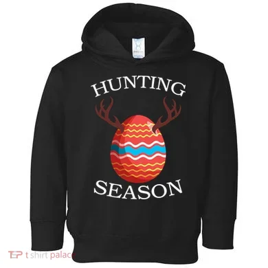 Hunting Season Deer Easter Egg Toddler Hoodie