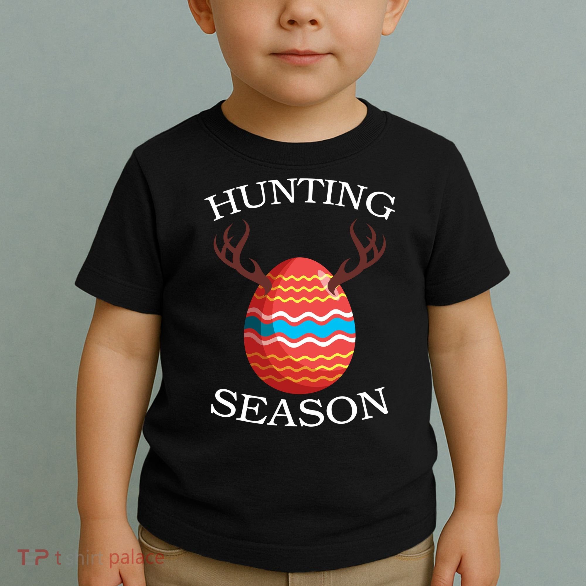 Hunting Season Deer Easter Egg Toddler T-Shirt