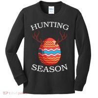Hunting Season Deer Easter Egg Kids Long Sleeve Shirt thumb 0