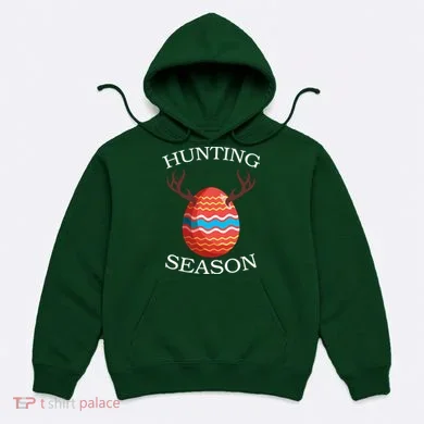 Hunting Season Deer Easter Egg Hoodie
