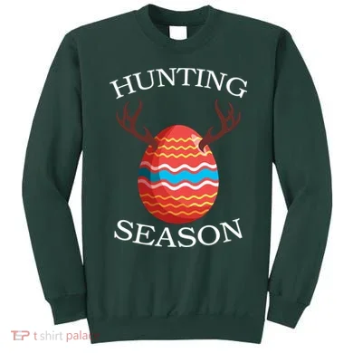 Hunting Season Deer Easter Egg Sweatshirt
