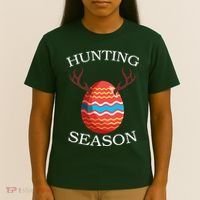 Hunting Season Deer Easter Egg T-Shirt thumb 4