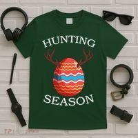 Hunting Season Deer Easter Egg T-Shirt thumb 5