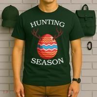 Hunting Season Deer Easter Egg T-Shirt thumb 6