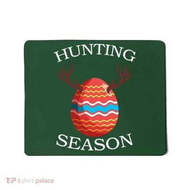Hunting Season Deer Easter Egg Mousepad