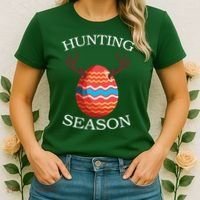 Hunting Season Deer Easter Egg Women's T-Shirt thumb 2