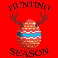 Hunting Season Deer Easter Egg Santa Hat thumb 1