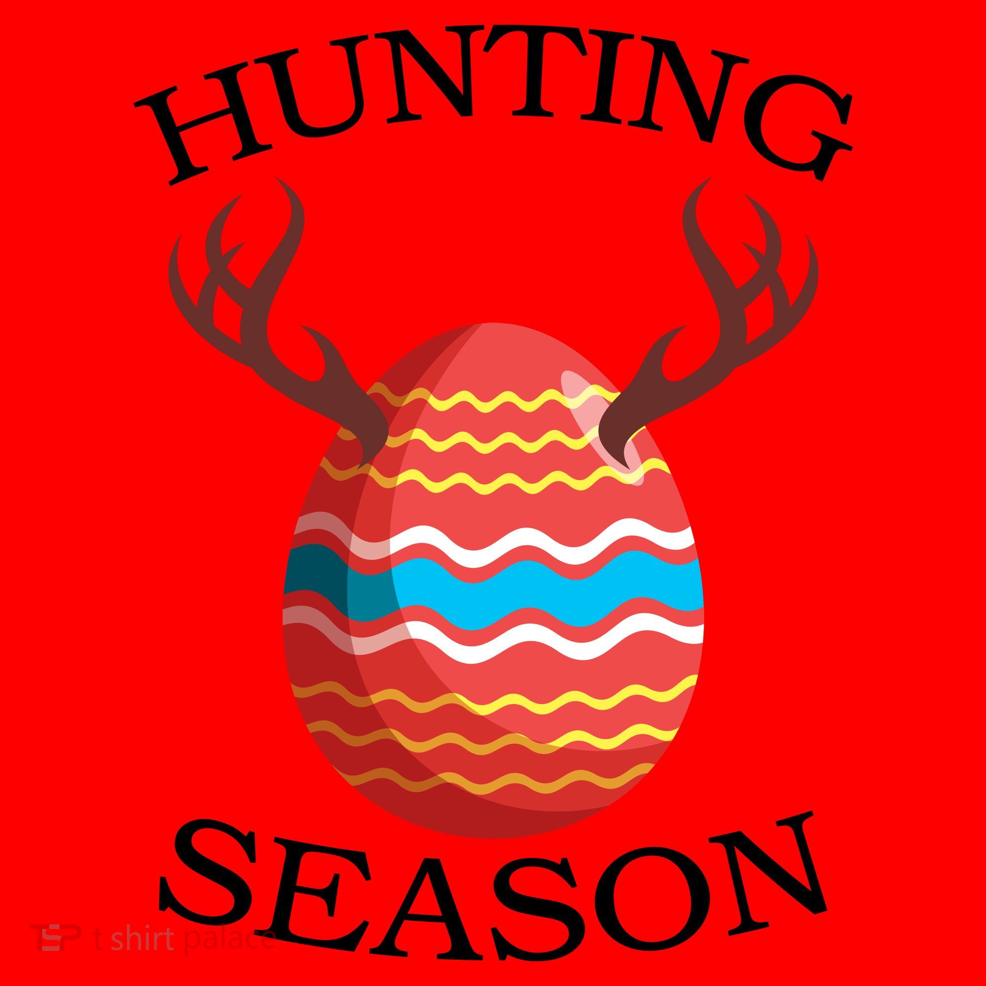 Hunting Season Deer Easter Egg Santa Hat
