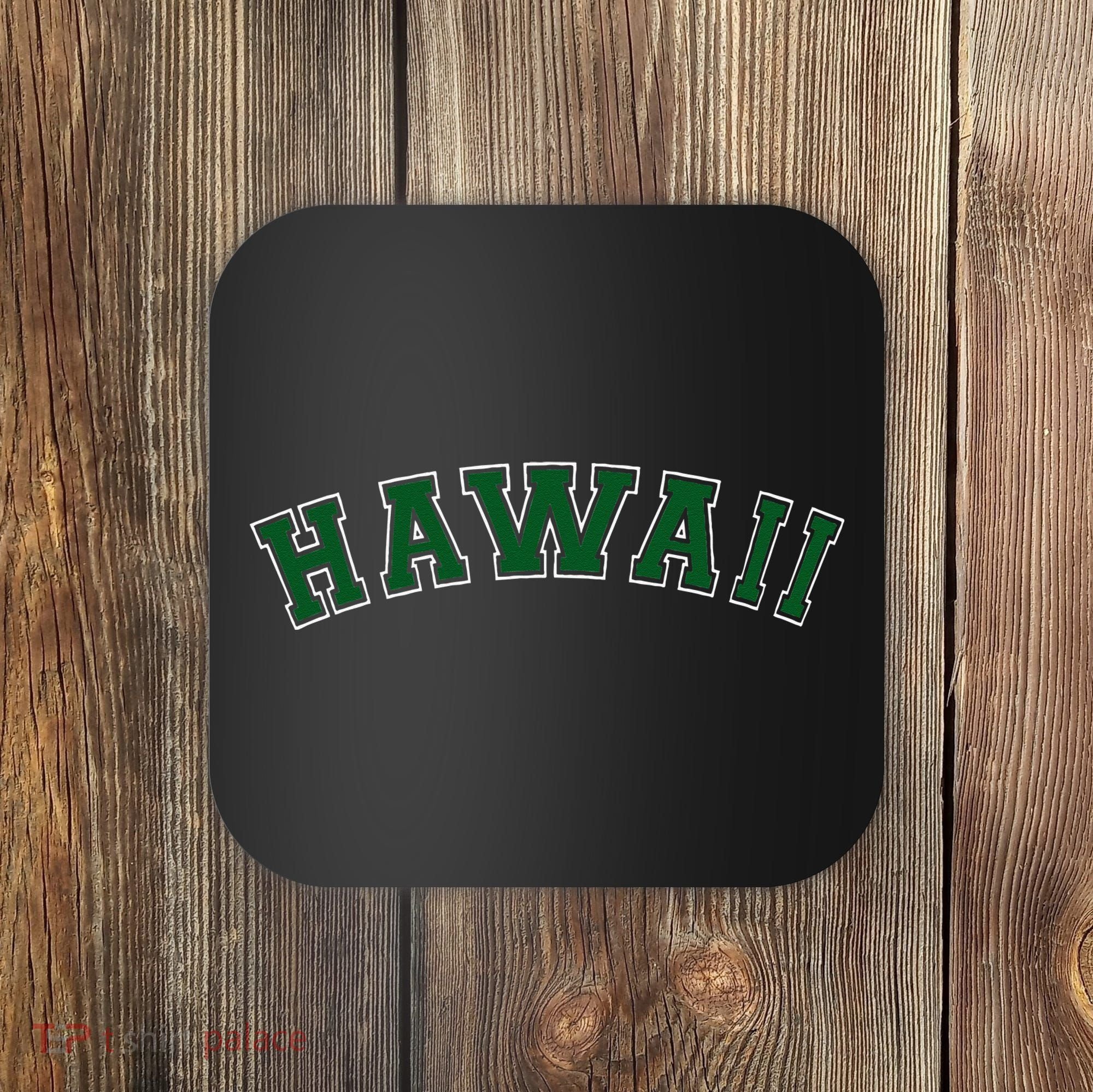 Hawaii USA Patriotic Birthday School University Gift Coaster