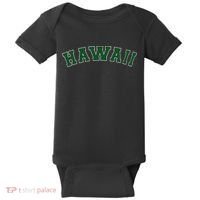 Hawaii USA Patriotic Birthday School University Gift Baby Bodysuit thumb 0