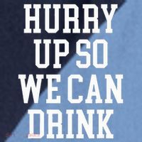 Hurry Up So We Can Drink Funny Marathon Cheering Raglan Baseball Sleeve Shirt thumb 2