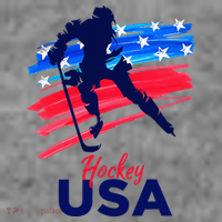 Hockey Usa Support The Team U.S.A Ice Hockey Lover Toddler Hoodie thumb 2