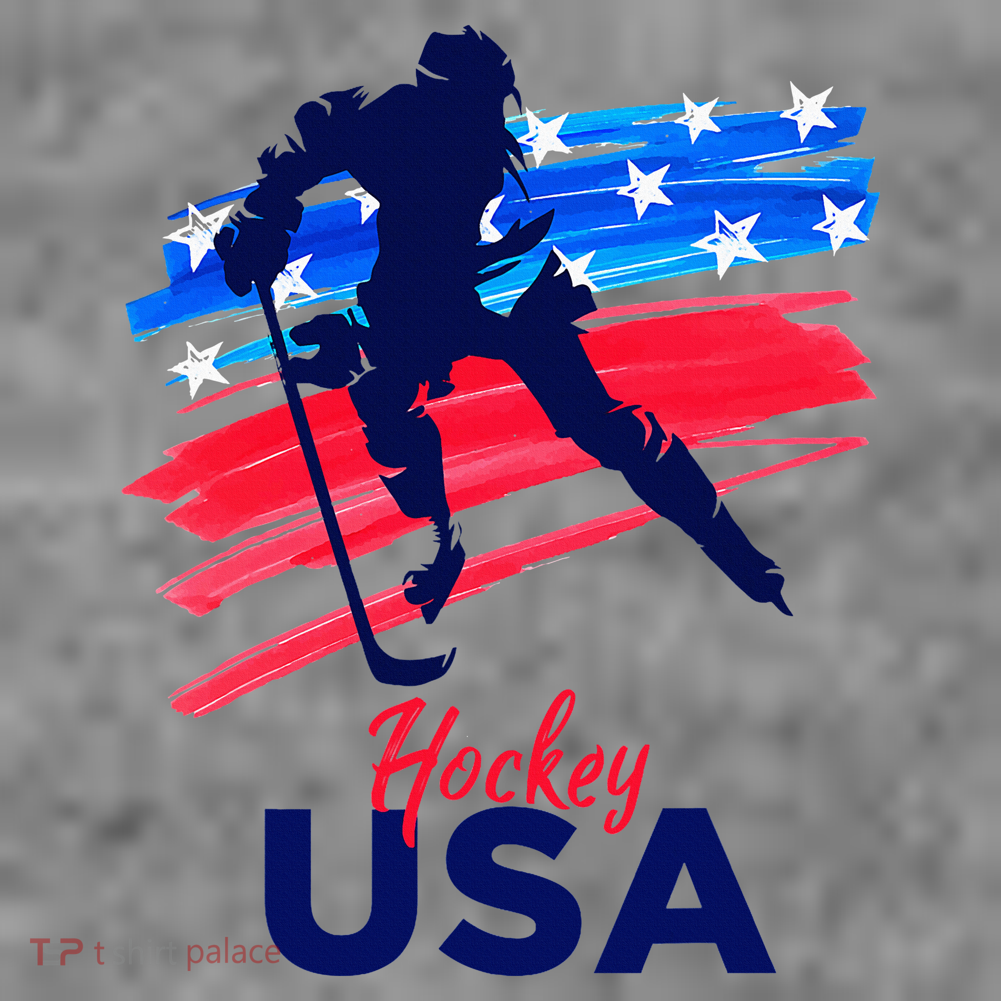 Hockey Usa Support The Team U.S.A Ice Hockey Lover Toddler Hoodie