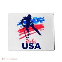 Hockey Usa Support The Team U.S.A Ice Hockey Lover Mousepad thumb 0