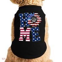 Home USA Sunflower Independence Day Celebration Doggie Tank thumb 0