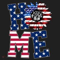 Home USA Sunflower Independence Day Celebration Beanie thumb 2