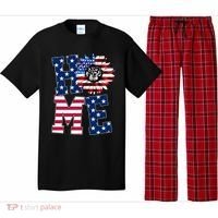 Home USA Sunflower Independence Day Celebration Pajama Set thumb 0