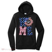 Home USA Sunflower Independence Day Celebration Women's Hoodie thumb 0