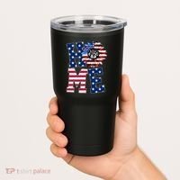 Home USA Sunflower Independence Day Celebration Tumbler thumb 2