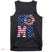Home USA Sunflower Independence Day Celebration Tank Top thumb 0