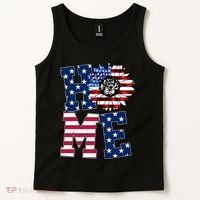 Home USA Sunflower Independence Day Celebration Tank Top thumb 2