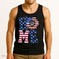 Home USA Sunflower Independence Day Celebration Tank Top thumb 3