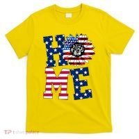 Home USA Sunflower Independence Day Celebration T-Shirt thumb 0