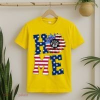 Home USA Sunflower Independence Day Celebration T-Shirt thumb 2