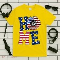 Home USA Sunflower Independence Day Celebration T-Shirt thumb 5