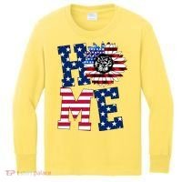Home USA Sunflower Independence Day Celebration Kids Long Sleeve Shirt thumb 0