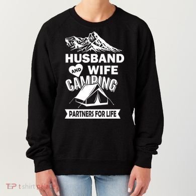 Husband And Wife Camping Partners For life Women's Sweatshirt