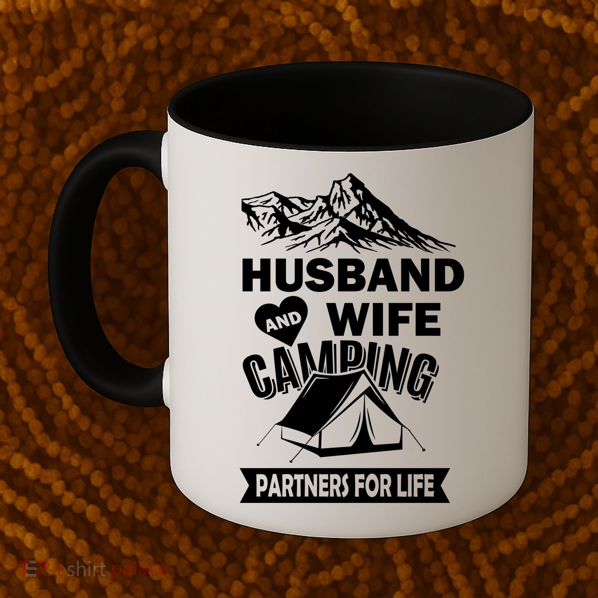 Husband And Wife Camping Partners For life Coffee Mug