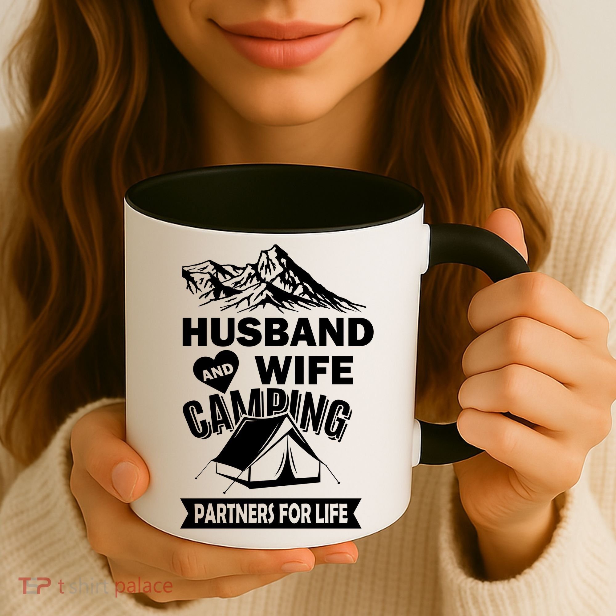 Husband And Wife Camping Partners For life Coffee Mug